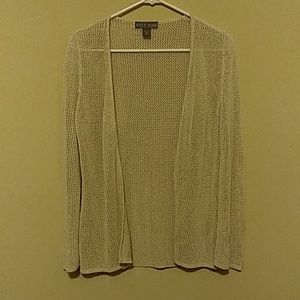 Cream Mesh Sweater